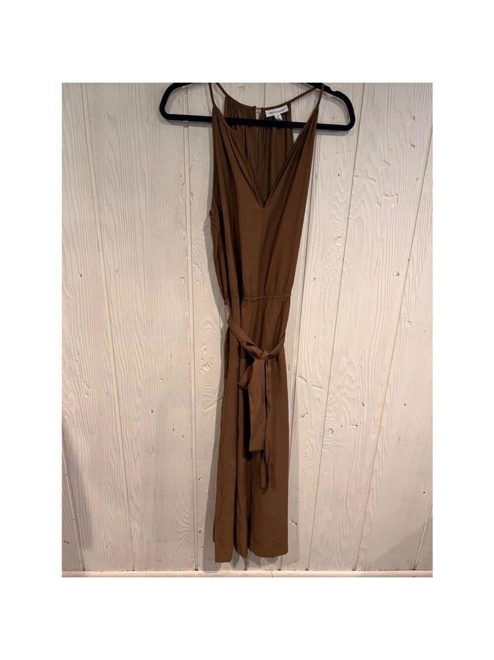 Prologue Brown Wide Leg Jumpsuit Women's Size Medium